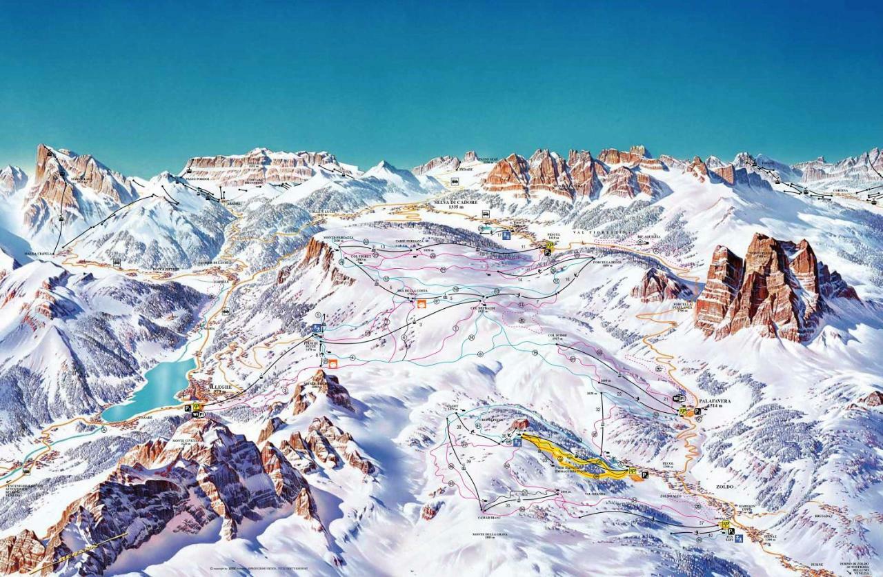 Appartamento Le Pale Alleghe Bagian luar foto